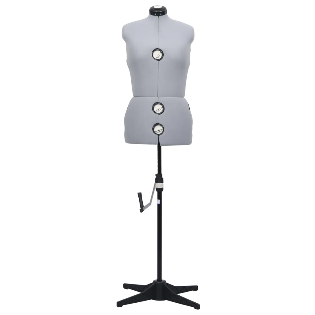 8719883877259_g_en_hd_2 vidaXL Adjustable Dress Form Female Grey M Size 40-46 - Image 3