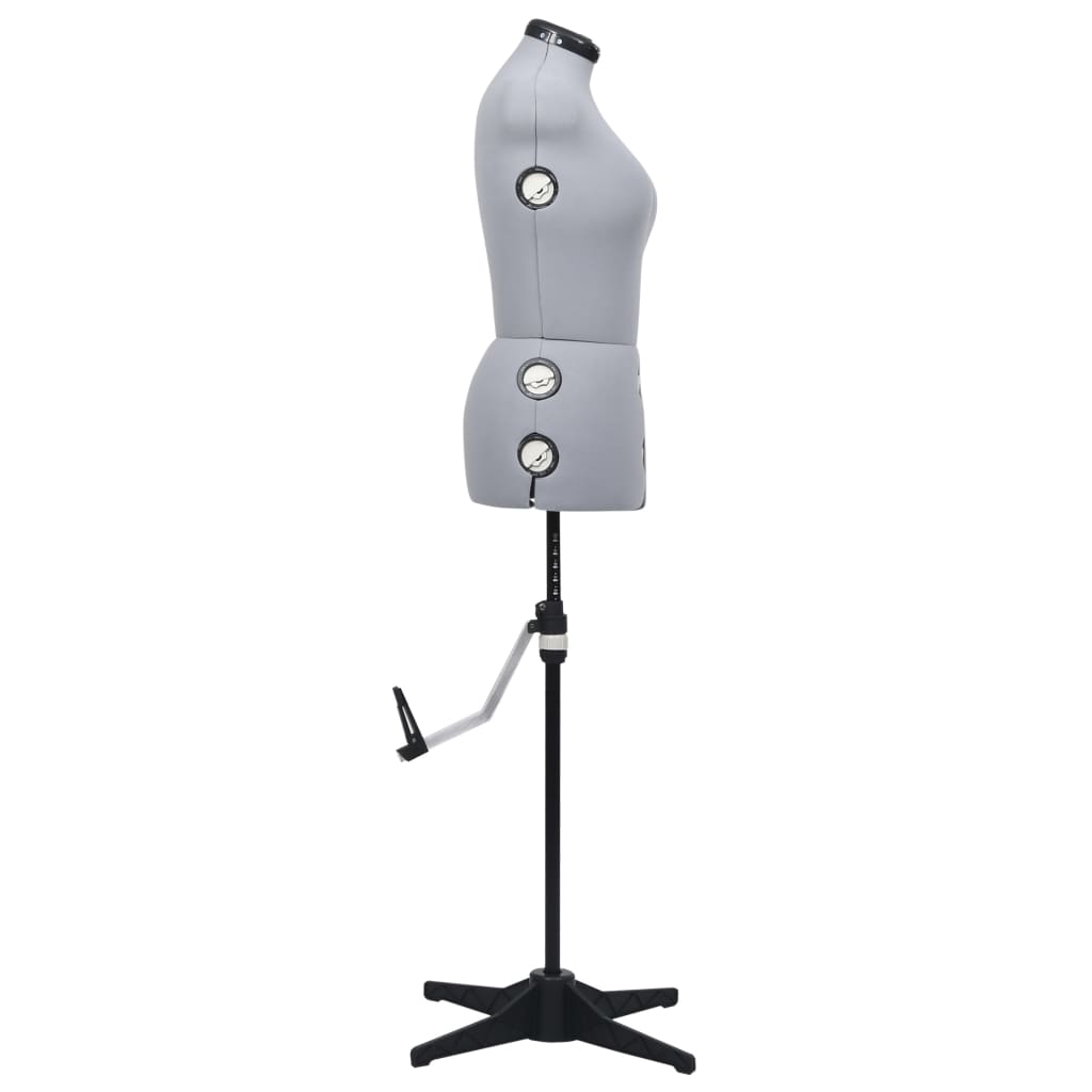 8719883877259_g_en_hd_3 vidaXL Adjustable Dress Form Female Grey M Size 40-46 - Image 4