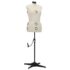 vidaXL Adjustable Dress Form Female Cream M Size 40-46