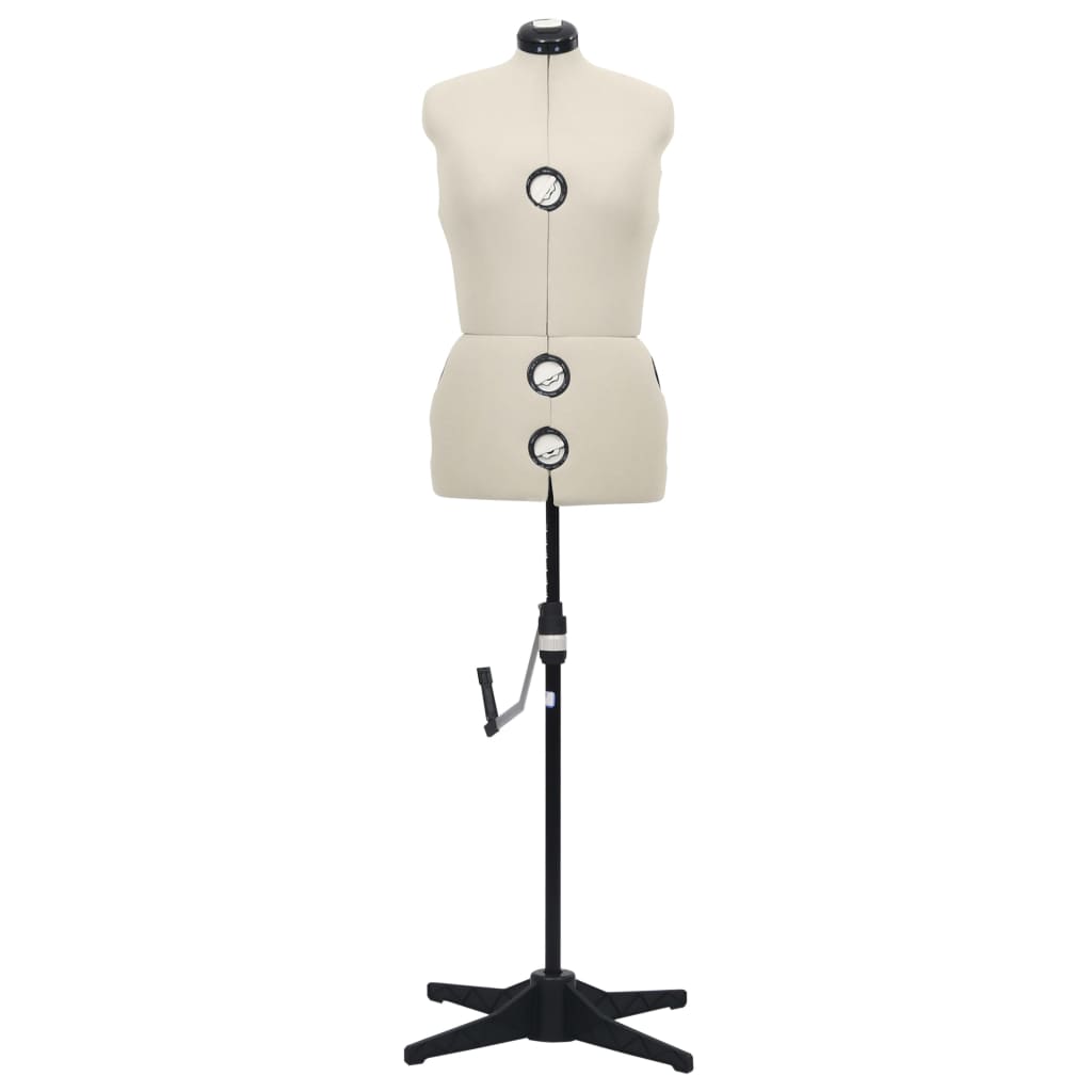 8719883877266_g_en_hd_2 vidaXL Adjustable Dress Form Female Cream M Size 40-46 - Image 3