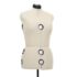 vidaXL Adjustable Dress Form Female Cream M Size 40-46 - Image 5