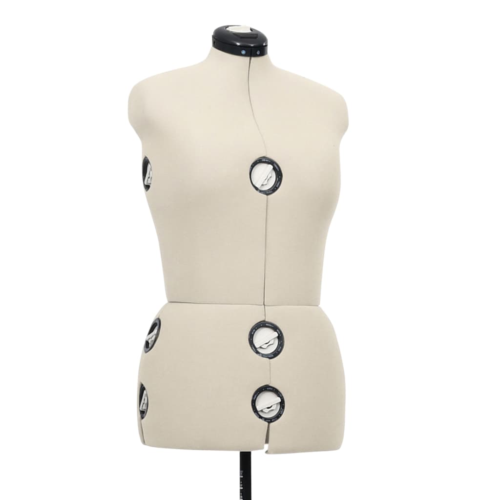 8719883877266_g_en_hd_4 vidaXL Adjustable Dress Form Female Cream M Size 40-46 - Image 5