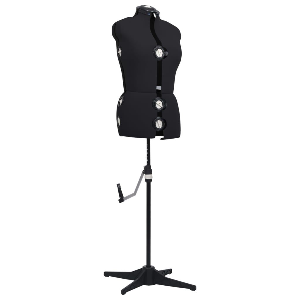 8719883877273_g_en_hd_1 vidaXL Adjustable Dress Form Female Black M Size 40-46 - Image 2