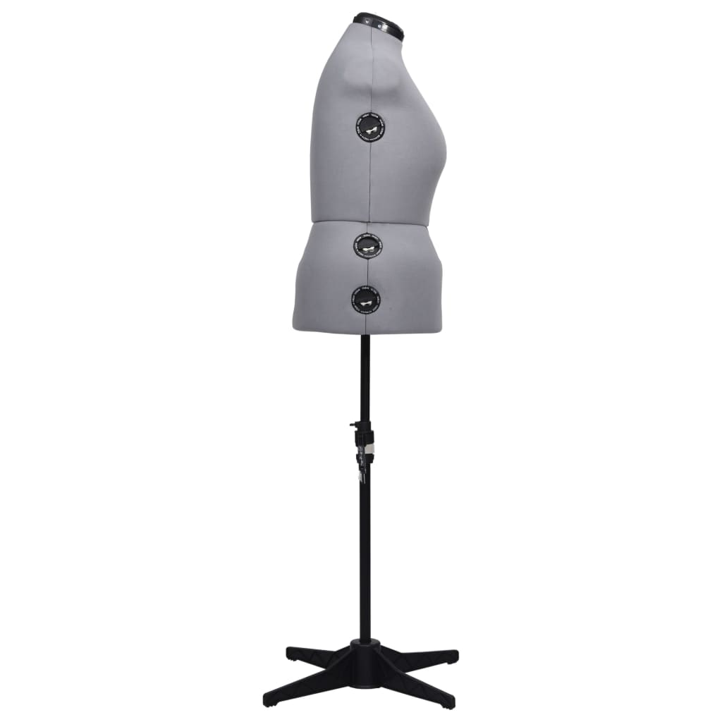 8719883877280_g_en_hd_2 vidaXL Adjustable Dress Form Female Grey L Size 44-50 - Image 3