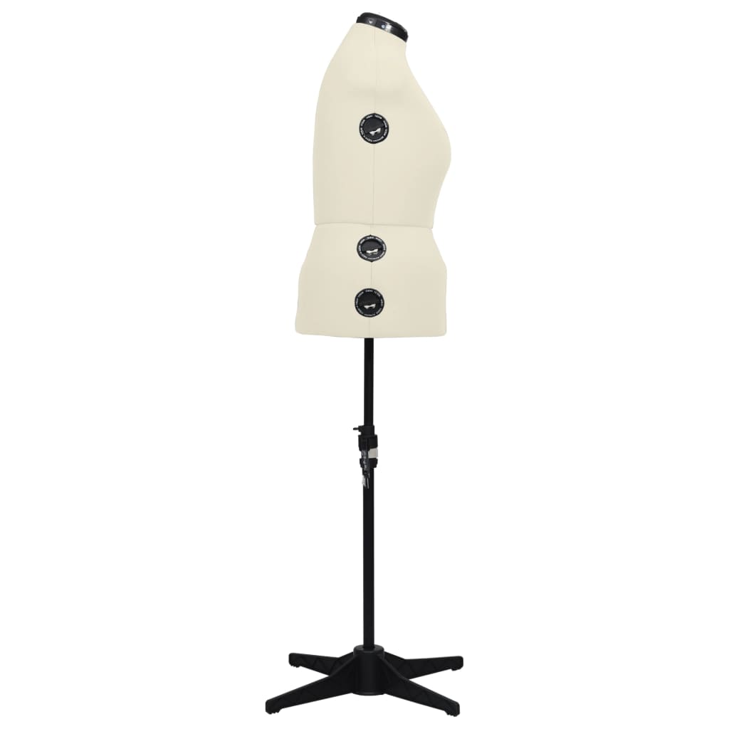 8719883877297_g_en_hd_2 vidaXL Adjustable Dress Form Female Cream L Size 44-50 - Image 3