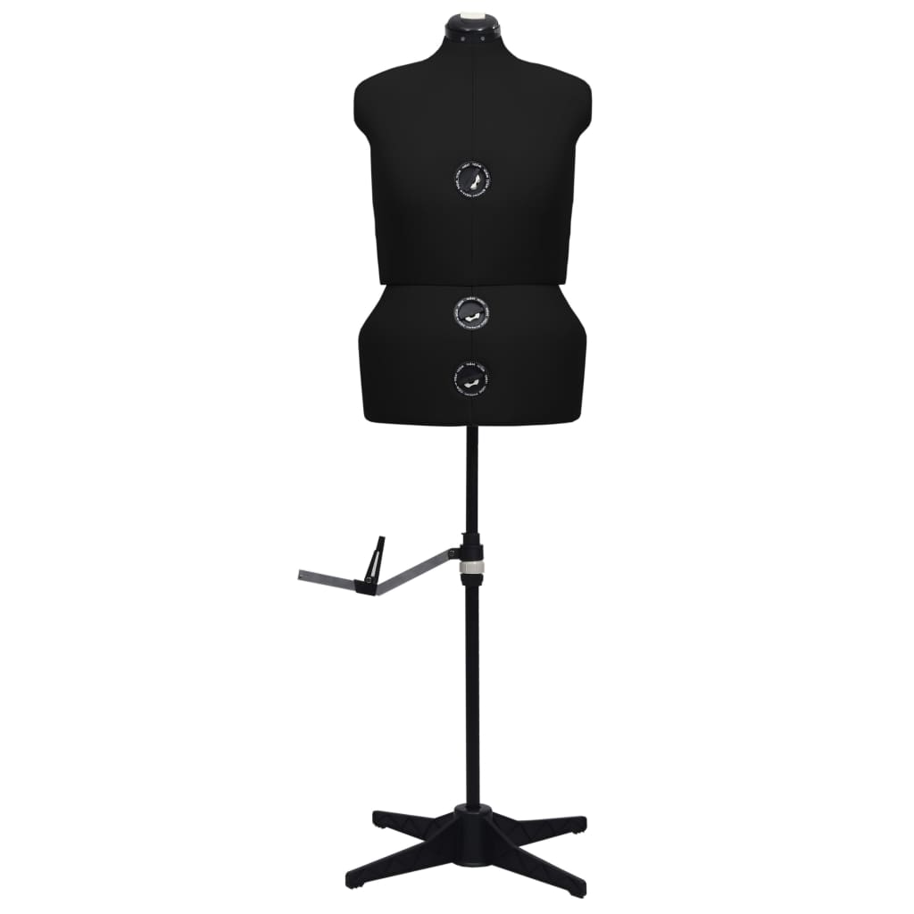 8719883877303_g_en_hd_1 vidaXL Adjustable Dress Form Female Black L Size 44-50 - Image 2