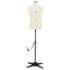vidaXL Adjustable Dress Form Male Cream Size 37-45 - Image 2