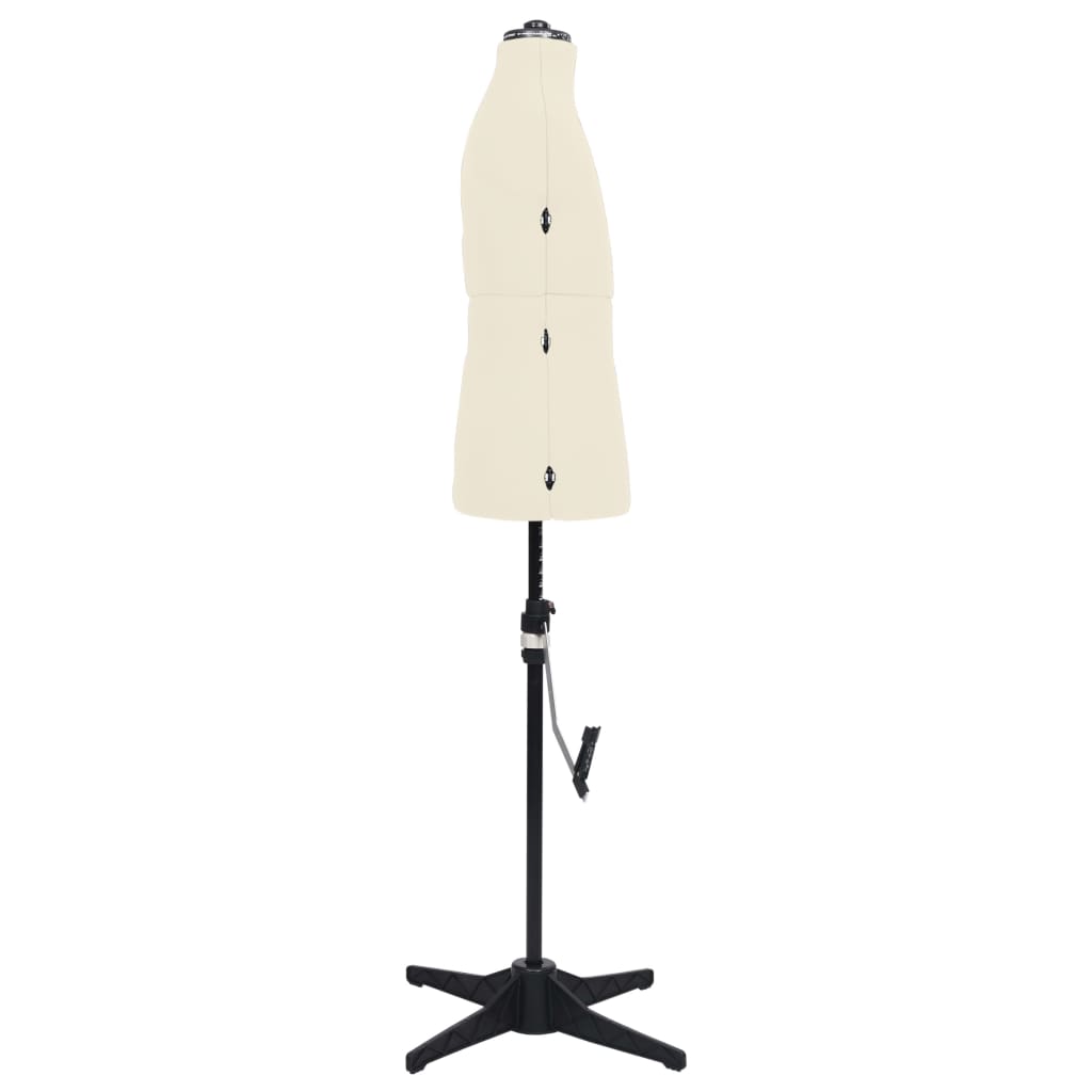 8719883877327_g_en_hd_2 vidaXL Adjustable Dress Form Male Cream Size 37-45 - Image 3