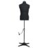 vidaXL Adjustable Dress Form Male Black Size 37-45 - Image 2