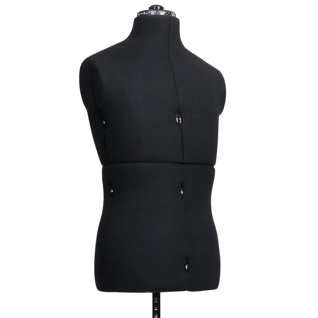 8719883877334_g_en_hd_3 vidaXL Adjustable Dress Form Male Black Size 37-45 - Image 4