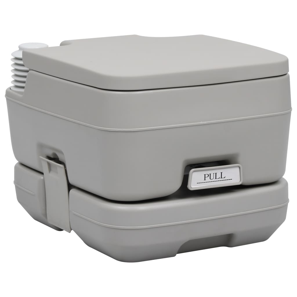 8719883878195_a_en_hd_1 vidaXL Portable Camping Toilet Grey 10+10 L - Image 1