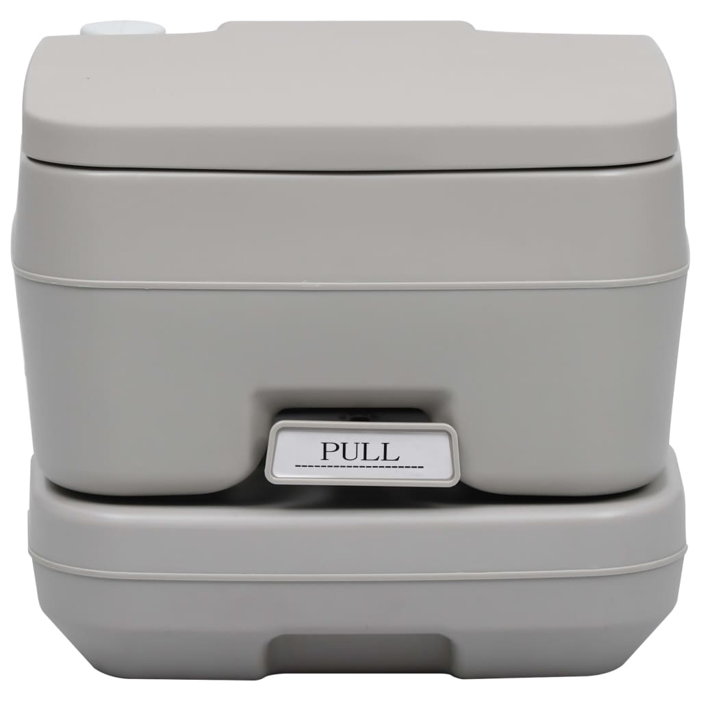 8719883878195_g_en_hd_1 vidaXL Portable Camping Toilet Grey 10+10 L - Image 2
