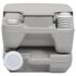 vidaXL Portable Camping Toilet Grey 10+10 L - Image 4