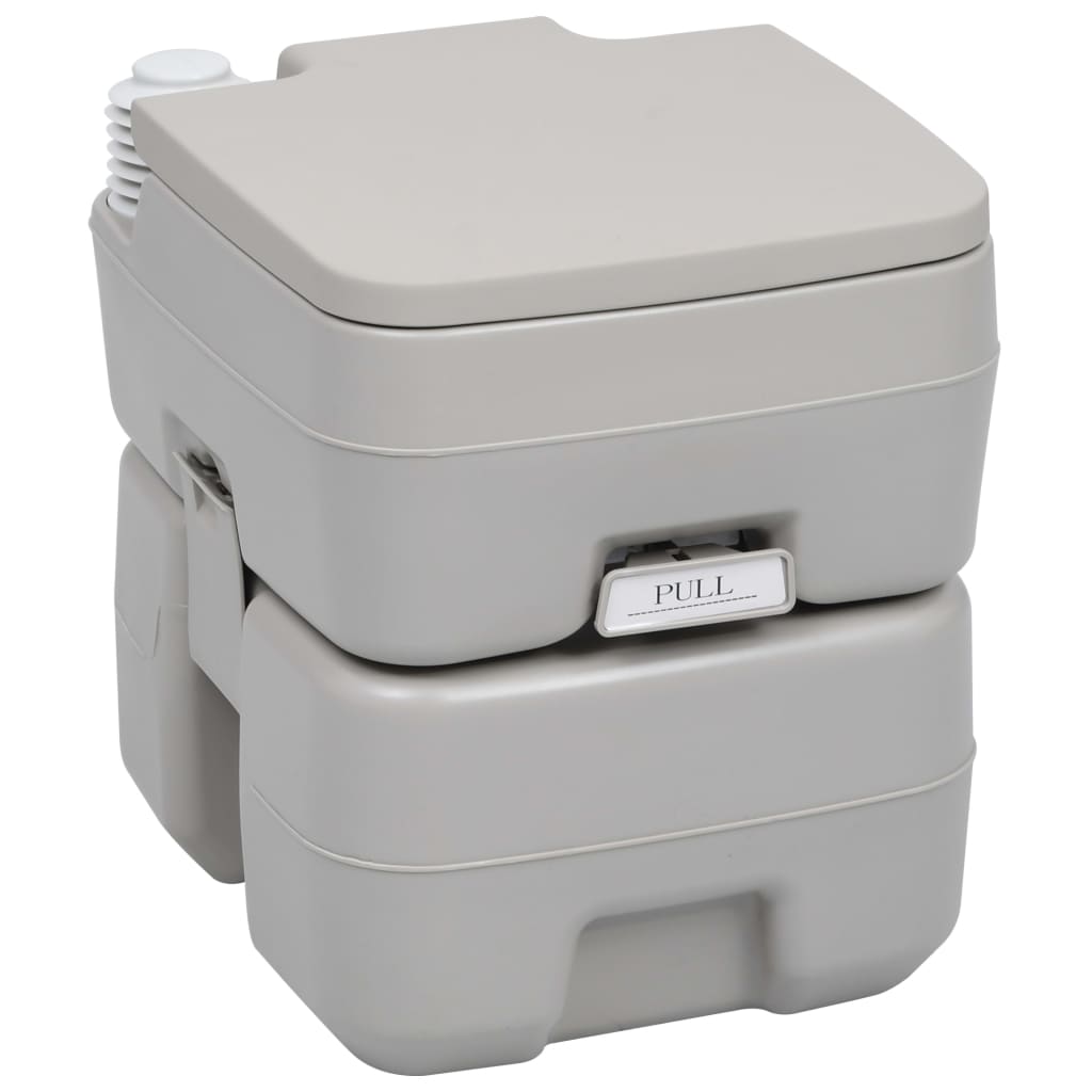 8719883878201_a_en_hd_1 vidaXL Portable Camping Toilet Grey 20+10 L - Image 1
