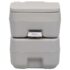 vidaXL Portable Camping Toilet Grey 20+10 L - Image 2