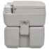 vidaXL Portable Camping Toilet Grey 20+10 L - Image 3