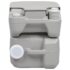 vidaXL Portable Camping Toilet Grey 20+10 L - Image 4