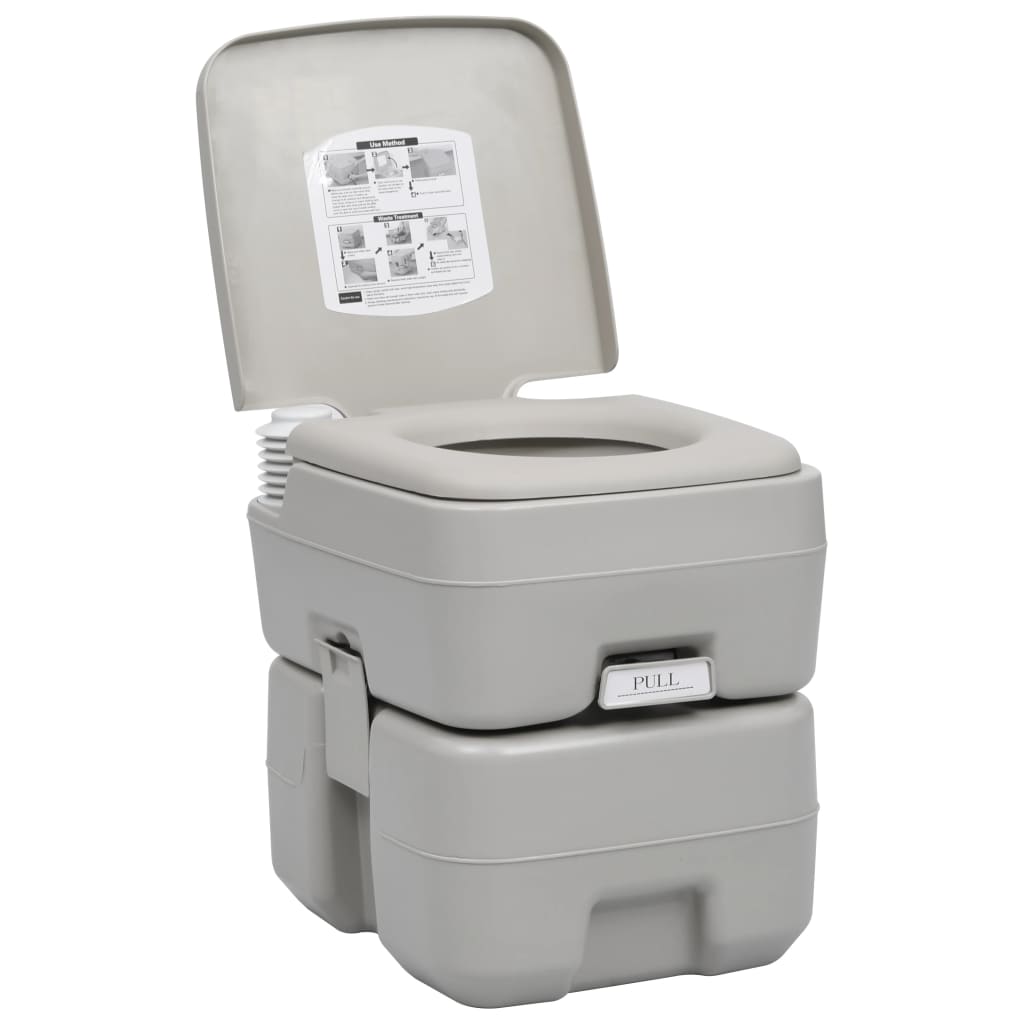 8719883878201_g_en_hd_4 vidaXL Portable Camping Toilet Grey 20+10 L - Image 5