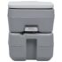 vidaXL Portable Camping Toilet Grey 20+10 L - Image 2