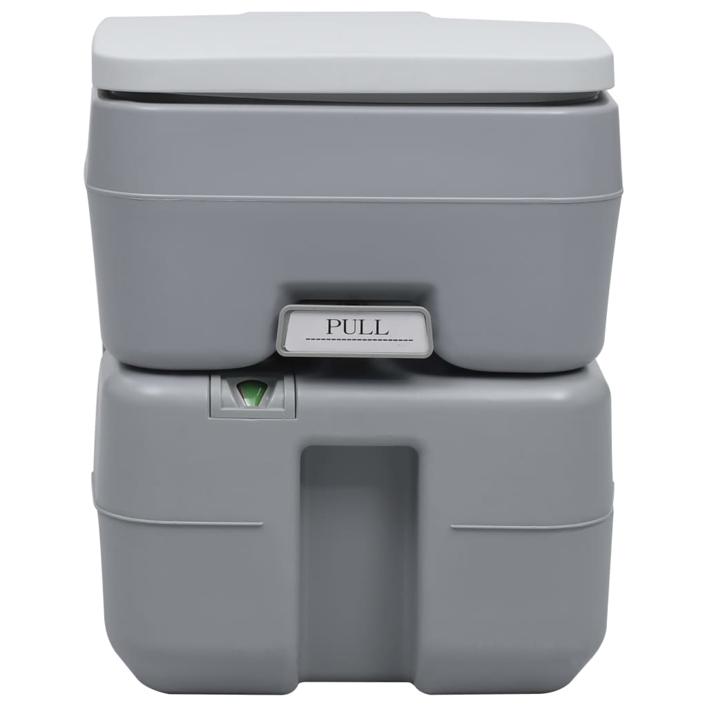 8719883878218_g_en_hd_1 vidaXL Portable Camping Toilet Grey 20+10 L - Image 2