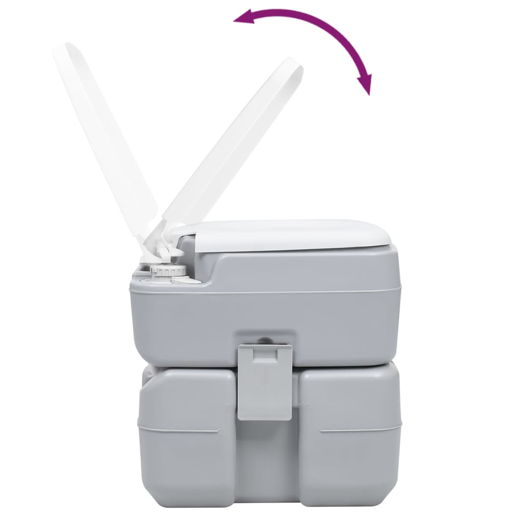 8719883878218_g_en_hd_2 vidaXL Portable Camping Toilet Grey 20+10 L - Image 3