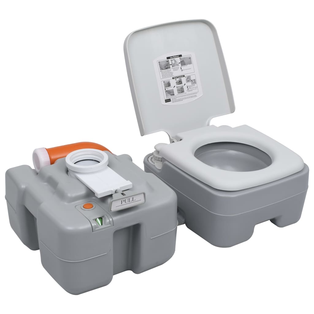 8719883878218_g_en_hd_3 vidaXL Portable Camping Toilet Grey 20+10 L - Image 4