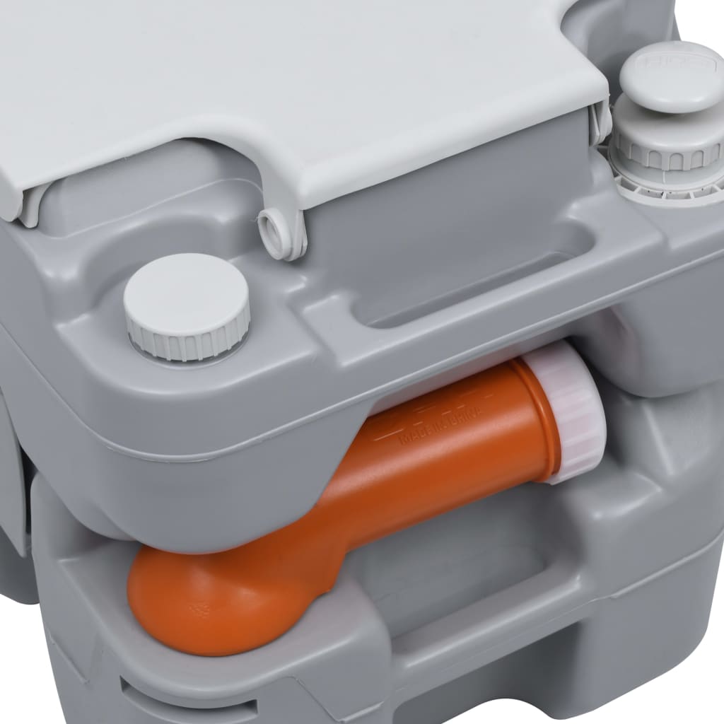 8719883878218_g_en_hd_4 vidaXL Portable Camping Toilet Grey 20+10 L - Image 5
