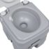 vidaXL Portable Camping Toilet Grey 20+10 L - Image 6