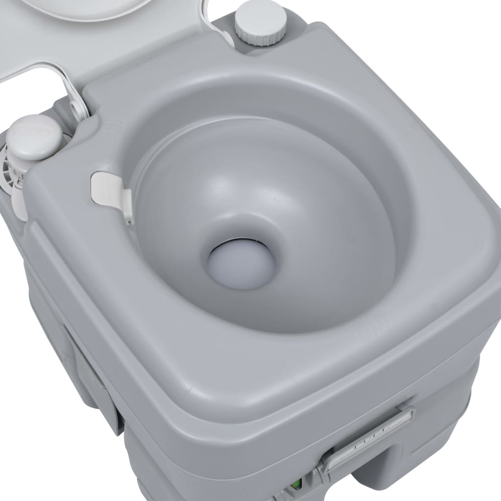 8719883878218_g_en_hd_5 vidaXL Portable Camping Toilet Grey 20+10 L - Image 6