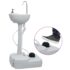 vidaXL Portable Camping Handwash Stand Grey 20 L - Image 5