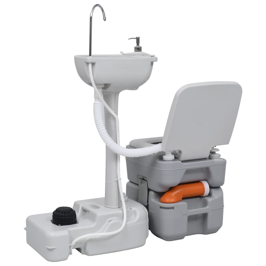 8719883878232_g_en_hd_3 vidaXL Portable Camping Toilet and Handwash Stand Set Grey - Image 4