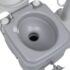 vidaXL Portable Camping Toilet and Handwash Stand Set Grey - Image 10