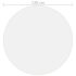 vidaXL Table Protector Transparent Ø 120 cm 1.6 mm PVC - Image 5