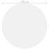 vidaXL Table Protector Matte Ø 120 cm 1.6 mm PVC - Image 5