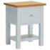 vidaXL Nightstand 36x30x47 cm Solid Oak Wood