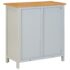 vidaXL Cupboard 70x35x75 cm Solid Oak Wood - Image 4