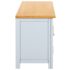 vidaXL TV Cabinet 120x35x48 cm Solid Oak Wood - Image 5