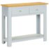 vidaXL Console Table 83x30x73 cm Solid Oak Wood