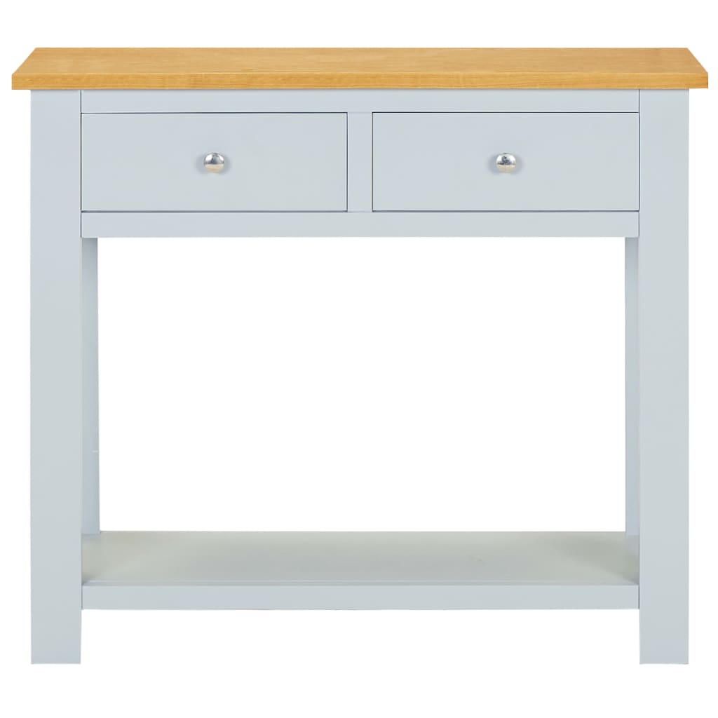 8719883885186_g_en_hd_1 vidaXL Console Table 83x30x73 cm Solid Oak Wood - Image 2