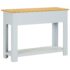 vidaXL Console Table 83x30x73 cm Solid Oak Wood - Image 5
