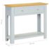 vidaXL Console Table 83x30x73 cm Solid Oak Wood - Image 10