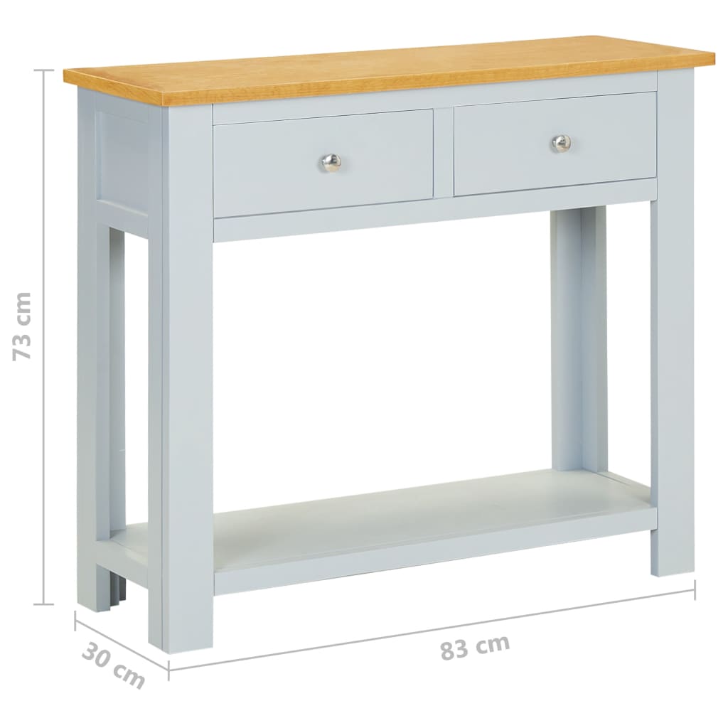 8719883885186_g_en_hd_8 vidaXL Console Table 83x30x73 cm Solid Oak Wood - Image 10