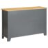 vidaXL Sideboard 110x33.5x70 cm Solid Oak Wood - Image 5