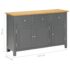 vidaXL Sideboard 110x33.5x70 cm Solid Oak Wood - Image 10
