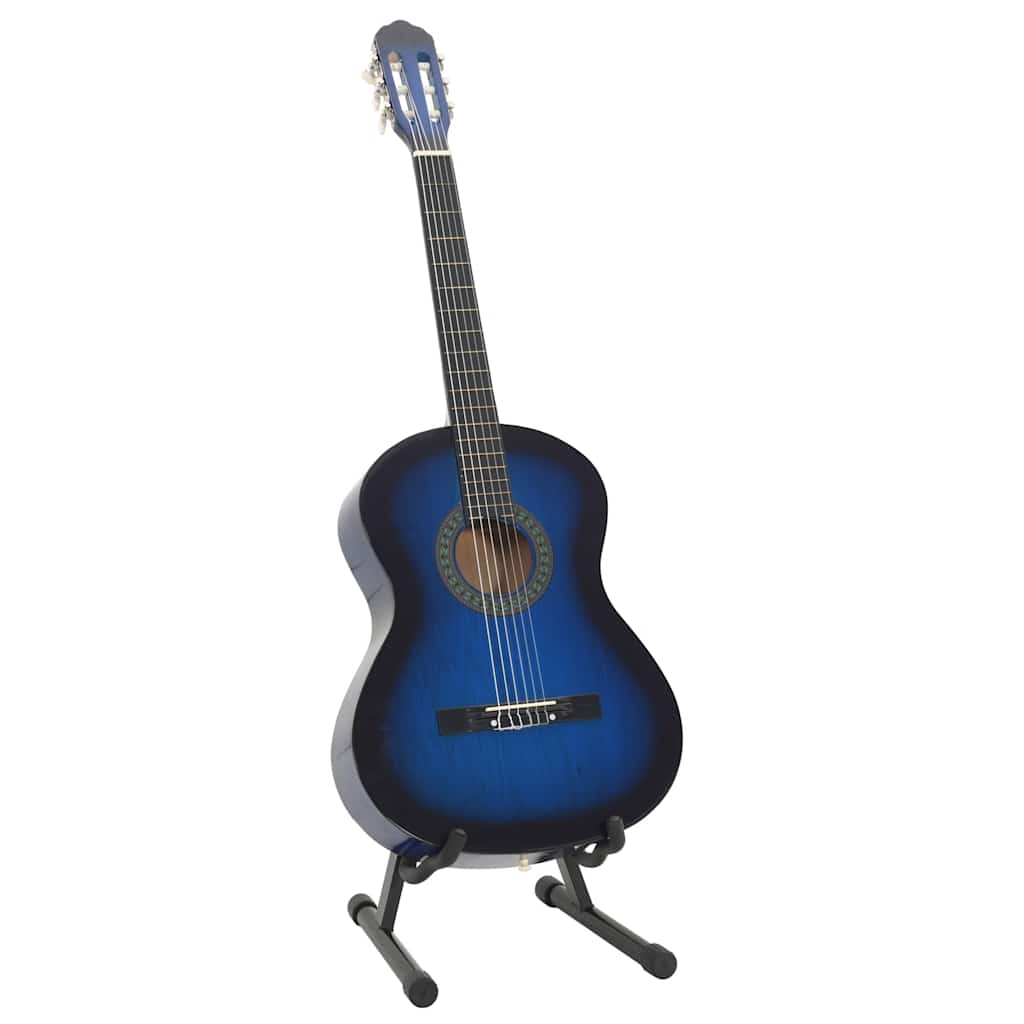 8719883885254_g_en_hd_1 vidaXL 12 Piece Classical Guitar Beginner Set Blue 4/4 39" - Image 2