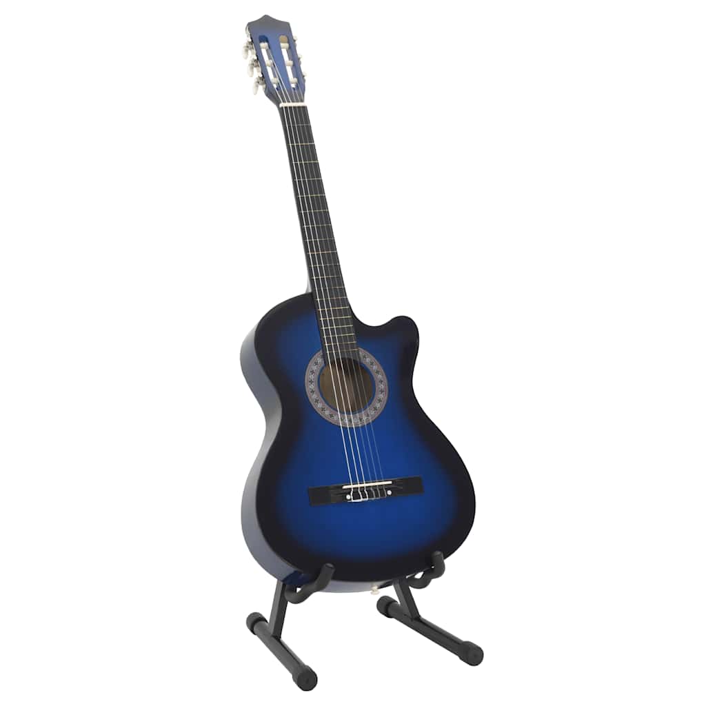 8719883885513_g_en_hd_1 vidaXL 12 Piece Western Classical Guitar Set with 6 Strings Blue 38" - Image 2