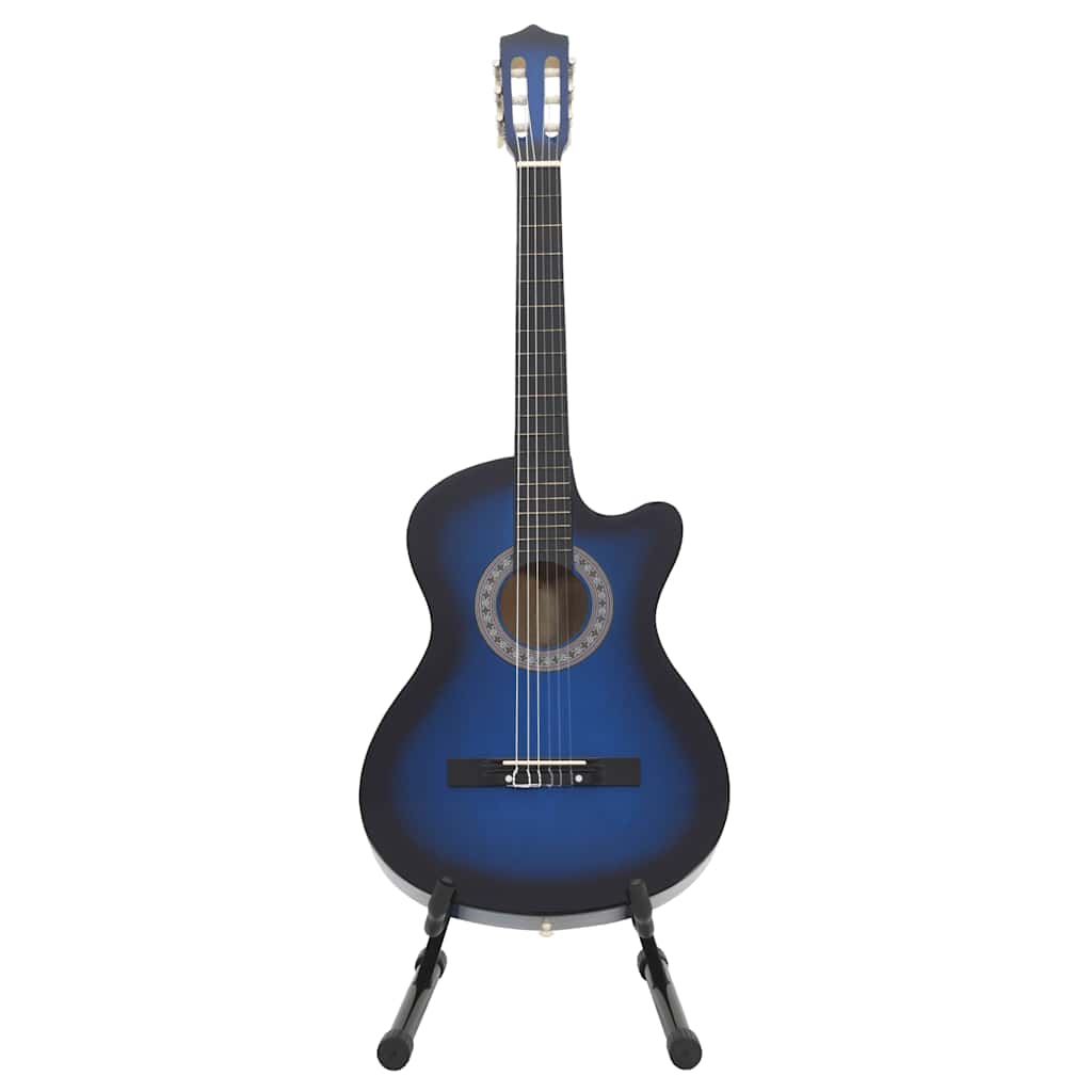 8719883885513_g_en_hd_4 vidaXL 12 Piece Western Classical Guitar Set with 6 Strings Blue 38" - Image 5