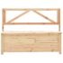 vidaXL Storage Bench 120 cm Solid Pine Wood - Image 3