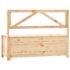 vidaXL Storage Bench 120 cm Solid Pine Wood - Image 5