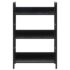vidaXL 3-Layer Book Shelf Black 60x27.6x90.5 cm Engineered Wood - Image 4